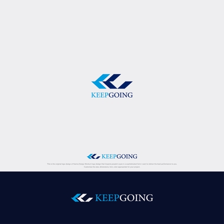 Karma Design Works (Karma_228)さんの「株式会社KEEPGOING」の会社ロゴへの提案
