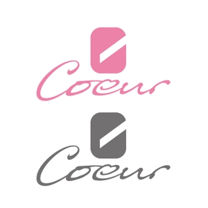 k_press ()さんのレディースオーダーシャツ　Coeur（クー）のロゴへの提案