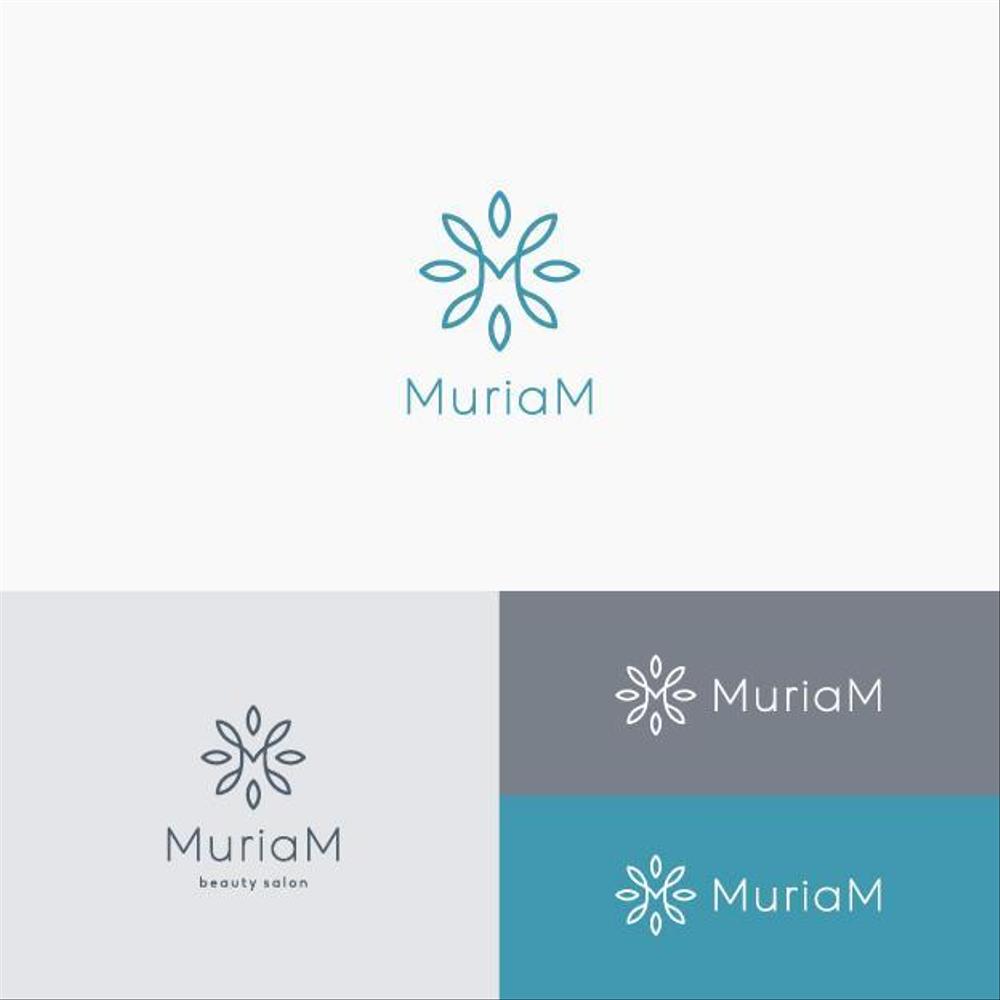 総合ビューティーサロン「MuriaM （ミュリアム）」のロゴ
