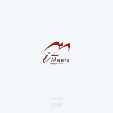 onesize fit’s all (onesizefitsall)さんの山陰地方を盛り上げる新会社「iMeets」のロゴ (商標登録予定なし)への提案