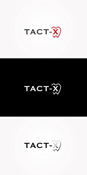 red3841 (red3841)さんの歯科医院経営戦術集団「TACT-X」（タクティクス）のロゴへの提案