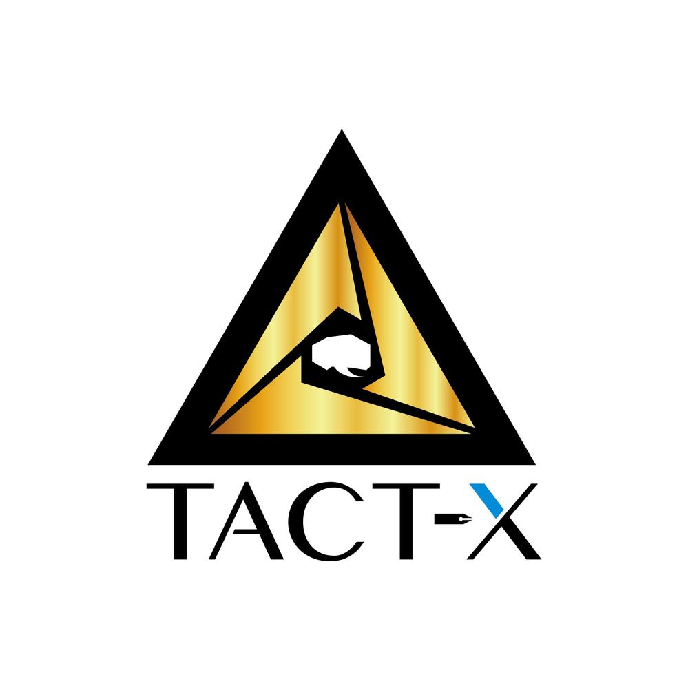 歯科医院経営戦術集団「TACT-X」（タクティクス）のロゴ