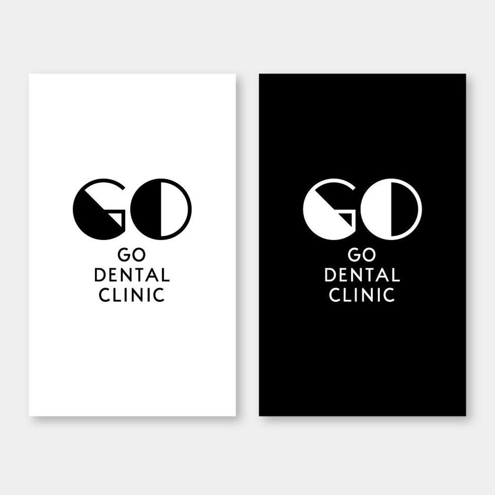 新規開業歯科医院「GO歯科クリニック」のロゴデザイン依頼。歯を連想させる必要無し、COOLに！