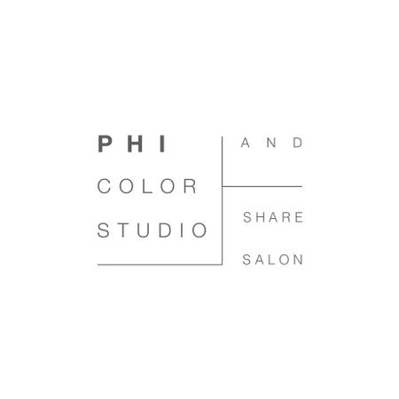 尾山台デザイン (oyamadaidesign)さんの美容院、N.Y.スタイルカラー専門店「PHI」のロゴへの提案