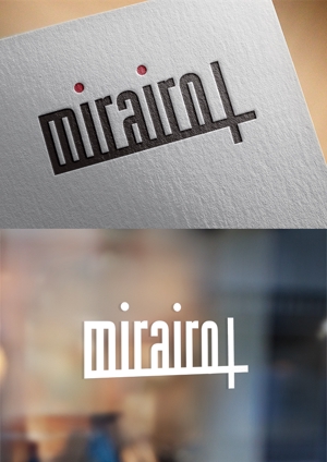yuDD ()さんの出張撮影サービスの「mirairo+」のロゴ作成をお願いします。への提案