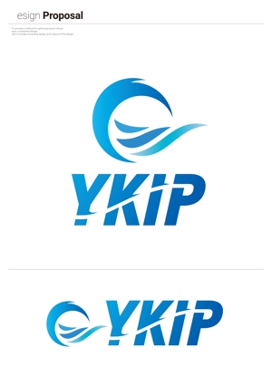 s-design (arawagusk)さんの当社既存ロゴ＋当社略称「YKIP」4文字の組み合わせアレンジへの提案