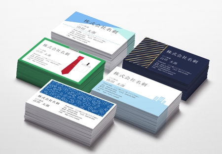 御津野 那奈 (mituno37)さんの【片面デザインのみ５枚分】名刺通販サイトで販売するためのテンプレートデザイン制作をお願いします。への提案