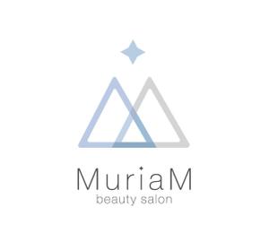 aya_design (colormixture)さんの総合ビューティーサロン「MuriaM （ミュリアム）」のロゴへの提案