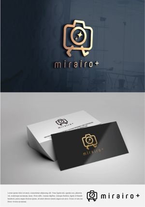 drkigawa (drkigawa)さんの出張撮影サービスの「mirairo+」のロゴ作成をお願いします。への提案