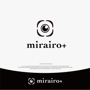 landscape (landscape)さんの出張撮影サービスの「mirairo+」のロゴ作成をお願いします。への提案