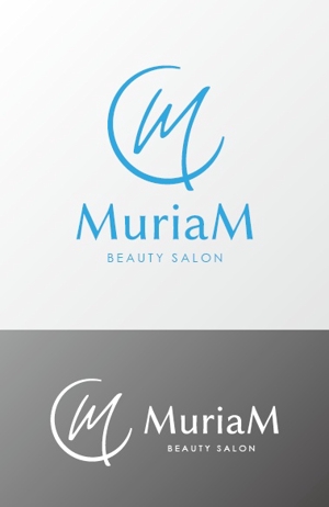 ALTAGRAPH (ALTAGRAPH)さんの総合ビューティーサロン「MuriaM （ミュリアム）」のロゴへの提案