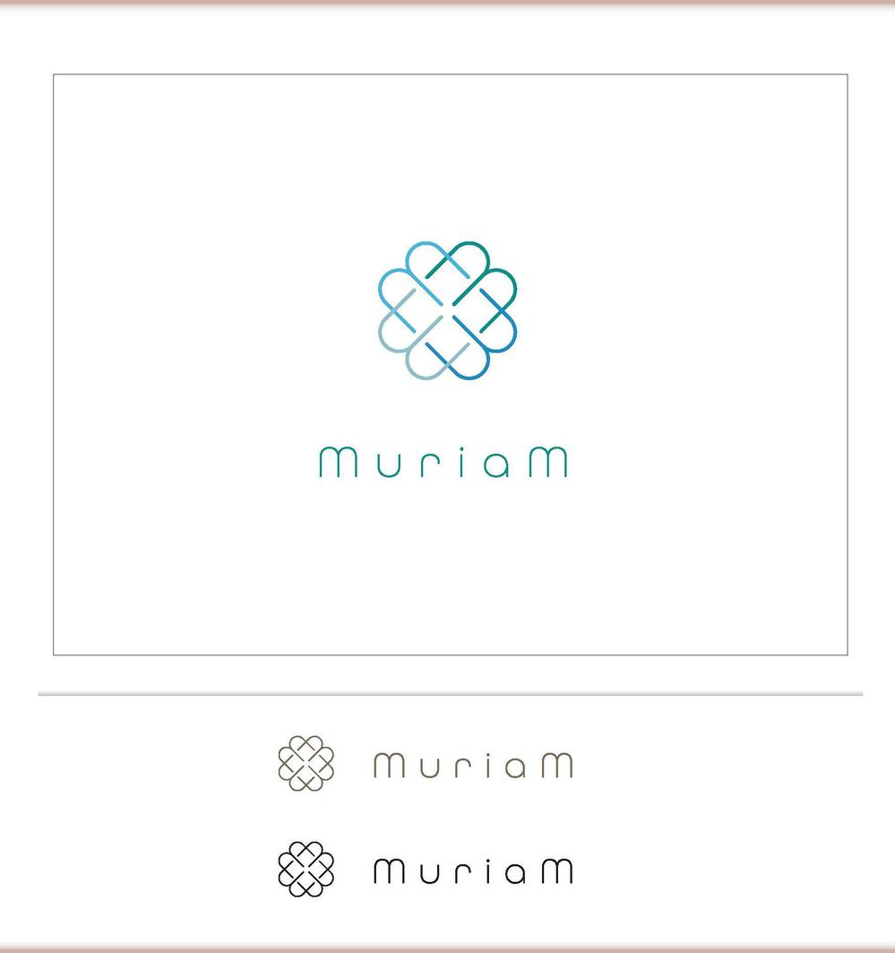 総合ビューティーサロン「MuriaM （ミュリアム）」のロゴ