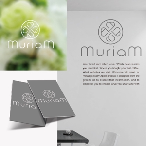 mg_web (mg_web)さんの総合ビューティーサロン「MuriaM （ミュリアム）」のロゴへの提案