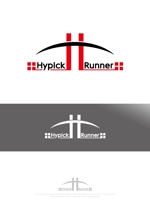 魔法スタジオ (mahou-phot)さんのピッキング作業用高所作業者『Hypick Runner（ハイピックランナー）』のロゴデザイン作成への提案