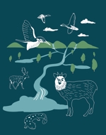 田中　威 (dd51)さんの自然をモチーフにしイラスト（モンベルTシャツのイメージ）への提案