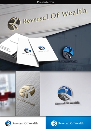 hayate_design ()さんのReversal Of Wealth(富の逆転）のロゴへの提案