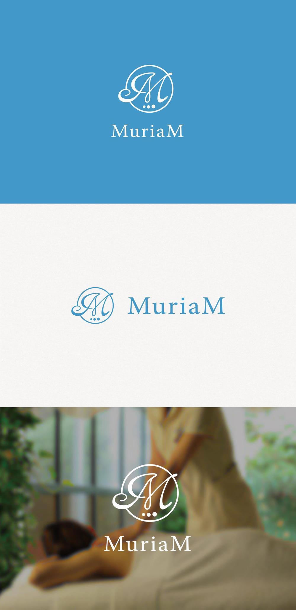 総合ビューティーサロン「MuriaM （ミュリアム）」のロゴ