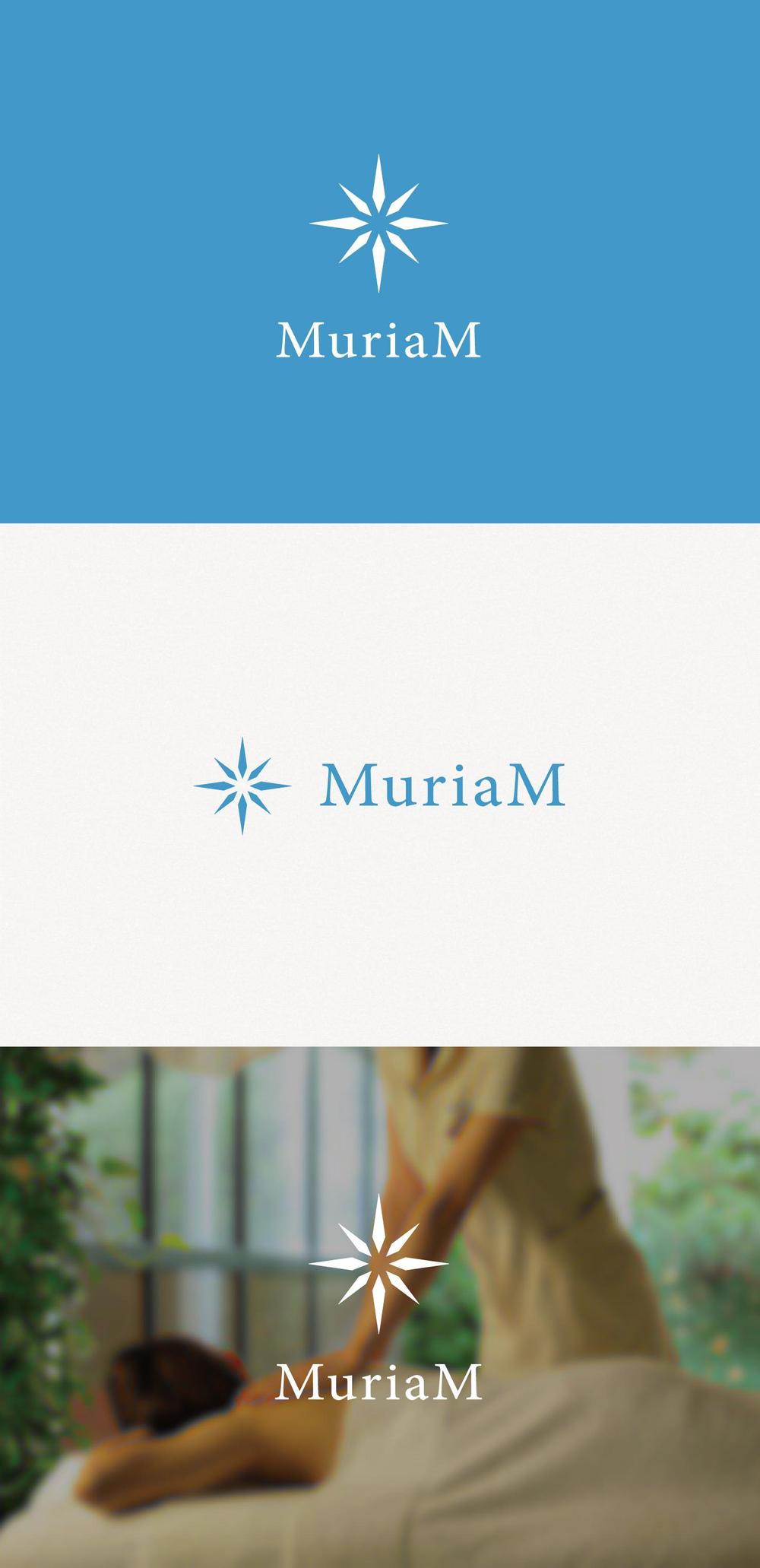 総合ビューティーサロン「MuriaM （ミュリアム）」のロゴ