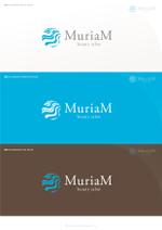 BlueGreen Design (BlueGreen_design_inc)さんの総合ビューティーサロン「MuriaM （ミュリアム）」のロゴへの提案