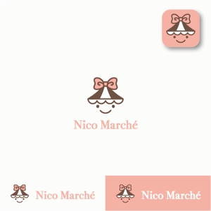 DeeDeeGraphics (DeeDeeGraphics)さんのビッグスターネットショップの新店舗！『Nico Marche(ニコマルシェ)』のロゴへの提案