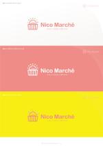 BlueGreen Design (BlueGreen_design_inc)さんのビッグスターネットショップの新店舗！『Nico Marche(ニコマルシェ)』のロゴへの提案
