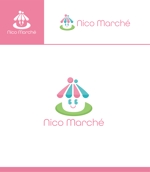 forever (Doing1248)さんのビッグスターネットショップの新店舗！『Nico Marche(ニコマルシェ)』のロゴへの提案