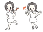 タケダ コマキ (thee-apple-gun-march)さんの親しみやすい歯科衛生士のキャラクターを募集への提案