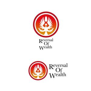株式会社ガラパゴス (glpgs-lance)さんのReversal Of Wealth(富の逆転）のロゴへの提案