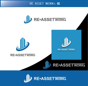 FISHERMAN (FISHERMAN)さんの不動産資産運営会社「RE•ASSET WORKs」のロゴへの提案