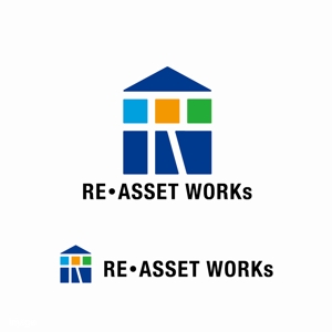 agnes (agnes)さんの不動産資産運営会社「RE•ASSET WORKs」のロゴへの提案