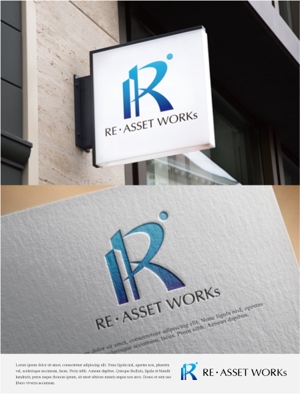 drkigawa (drkigawa)さんの不動産資産運営会社「RE•ASSET WORKs」のロゴへの提案