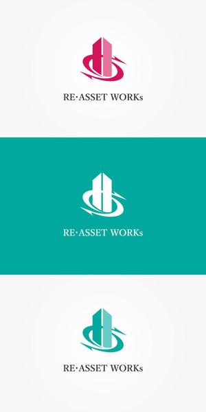 red3841 (red3841)さんの不動産資産運営会社「RE•ASSET WORKs」のロゴへの提案