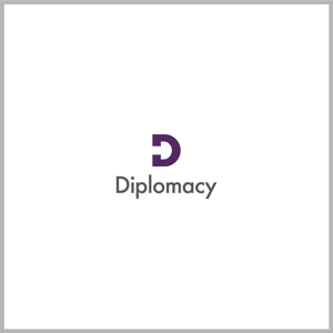 ahiru logo design (ahiru)さんの新会社「Diplomacy」のロゴへの提案