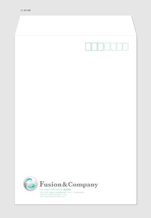 hautu (hautu)さんの女性総活躍企業｢フュージョン・アンド・カンパニー㈱｣角２封筒・長３横型封筒デザインのご依頼への提案