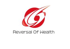 DR.DESIGN (Nakamura__)さんのReversal Of Wealth(富の逆転）のロゴへの提案