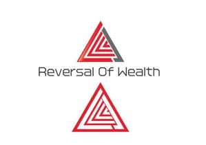 D.R DESIGN (Nakamura__)さんのReversal Of Wealth(富の逆転）のロゴへの提案
