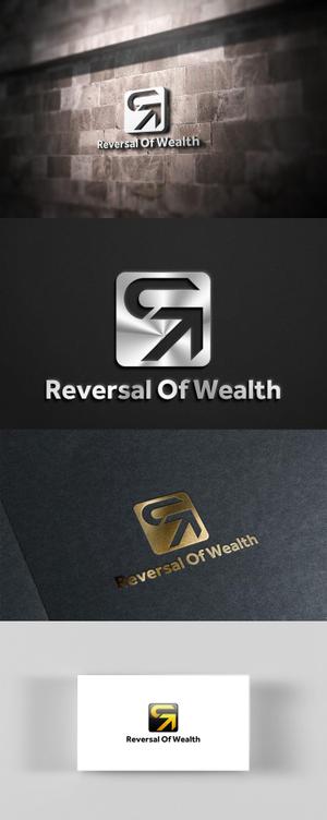 デザイン事務所 はしびと (Kuukana)さんのReversal Of Wealth(富の逆転）のロゴへの提案