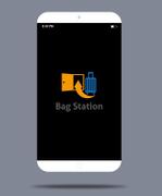 haruru (haruru2015)さんの一時荷物預かり所「Bag Station」のロゴへの提案