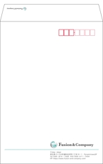 Kimoto design (kao0120)さんの女性総活躍企業｢フュージョン・アンド・カンパニー㈱｣角２封筒・長３横型封筒デザインのご依頼への提案