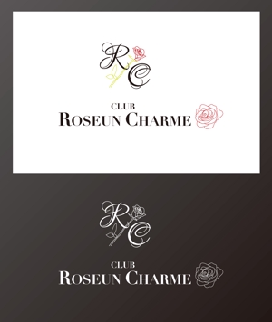 jp tomo (jp_tomo)さんのきゃばくら「CLUB ROSEUN CHARME」のロゴへの提案