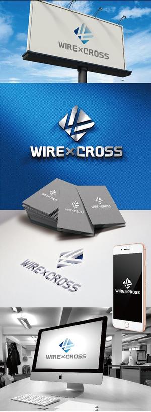 k_31 (katsu31)さんのベンチャービジネス創出コミュニティ会社　WIRE×CROSS（ワイヤークロス）のロゴへの提案