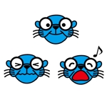 イラスト・ちでまる (tidemaru)さんの「メガネをかけたトドの顔」のキャラクターデザインへの提案