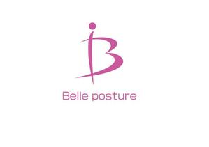 D.R DESIGN (Nakamura__)さんの姿勢・ストレッチ専門店『Belle posture』のロゴへの提案