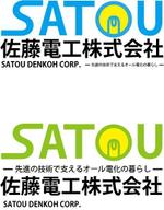 cestさんの電気工事会社の車両、看板、名刺等に使うロゴの制作への提案