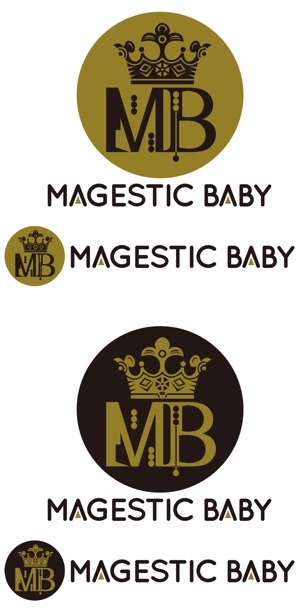 CF-Design (kuma-boo)さんの「MAGESTIC BABY」のロゴ作成への提案