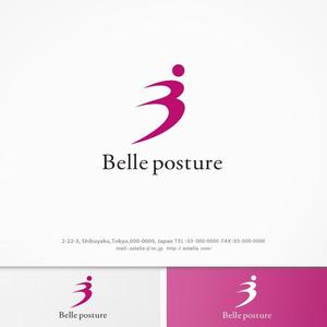 H-Design (yahhidy)さんの姿勢・ストレッチ専門店『Belle posture』のロゴへの提案