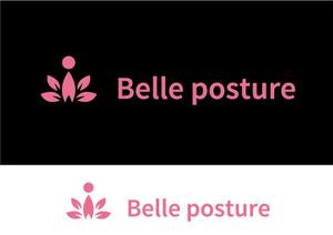 ninaiya (ninaiya)さんの姿勢・ストレッチ専門店『Belle posture』のロゴへの提案