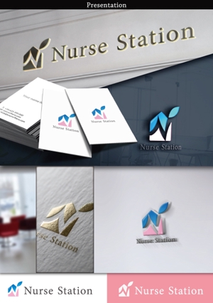 hayate_design ()さんの訪問看護ステーションのロゴ作成への提案