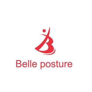 u-ko (u-ko-design)さんの姿勢・ストレッチ専門店『Belle posture』のロゴへの提案