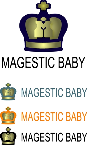 SUN DESIGN (keishi0016)さんの「MAGESTIC BABY」のロゴ作成への提案